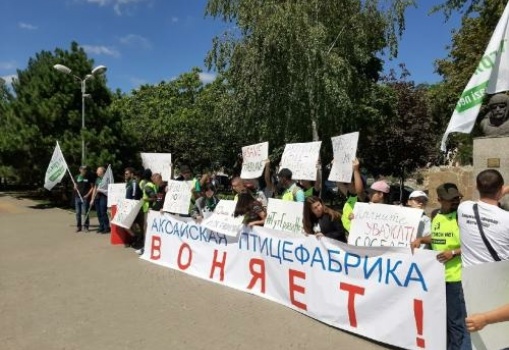 В Ростове-на-Дону жители вышли на пикет, отстаивая свои права на благоприятную окружающую среду 